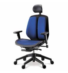 Кресло DUOREST Alpha A80H для руководителя, ортопедическое, цвет синий