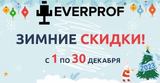 Зимние скидки Everprof